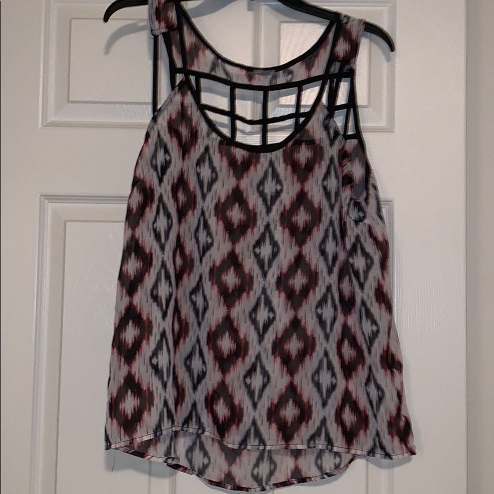 Patterned Tank Top